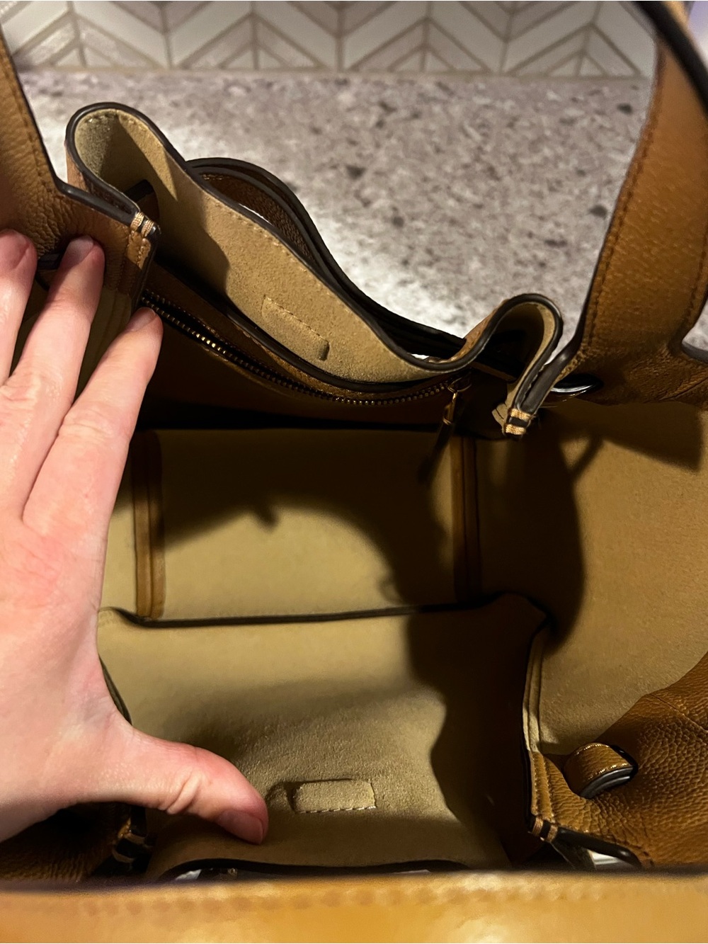 Tory Burch Small Romy Tote - Picture 2 of 4